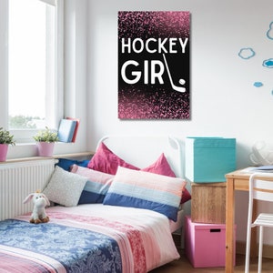 Plakat Hockey Girl