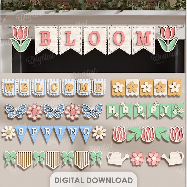 Spring Banner - Etsy