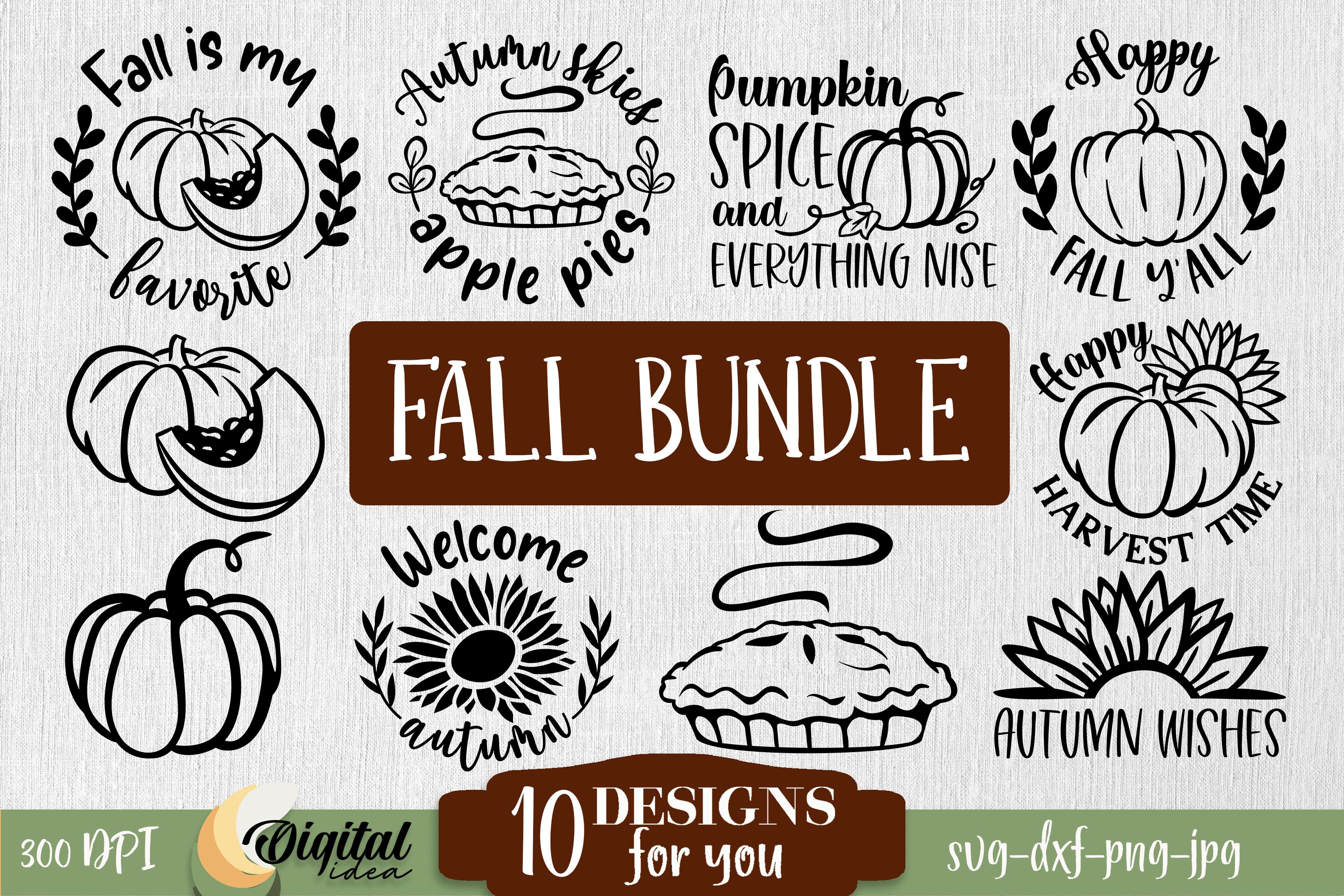 Fall SVG Bundle, Autumn Svg, Fall Quotes and Sayings, Welcome Autumn ...