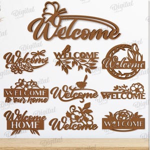 Cartello per porta con, decorativo, a forma di cuore, in legno