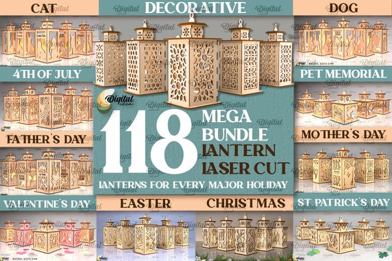 3D Tealight Tent 11 Pieces Laser Cut Out Unfinished Wood 3D Tealight Tent 11 Pieces Laser Cut Out Unfinished Wood
