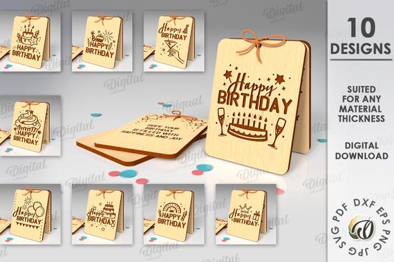 Biglietto Di Auguri In Legno MyZirbe - Fatto A Mano In Austria
