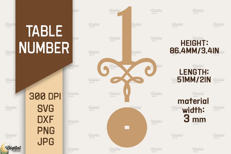 Standing Table Numbers Bundle, 3D Number Stands Laser Cut, Birthday ...