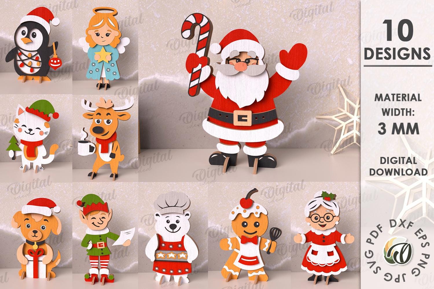 サンタクロースの置物 - Etsy 日本