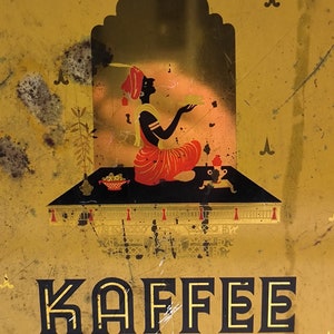 Große Blech Dose Kaffee Sammlerstück 1950 1960 Bild 7