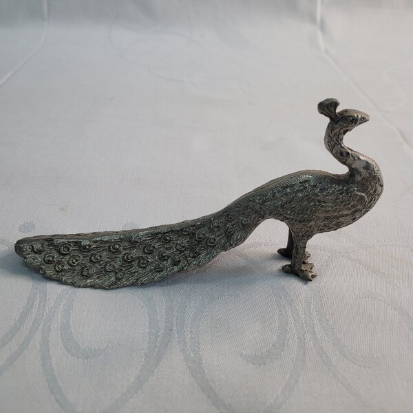 Figur: Pfau ,,Metall"