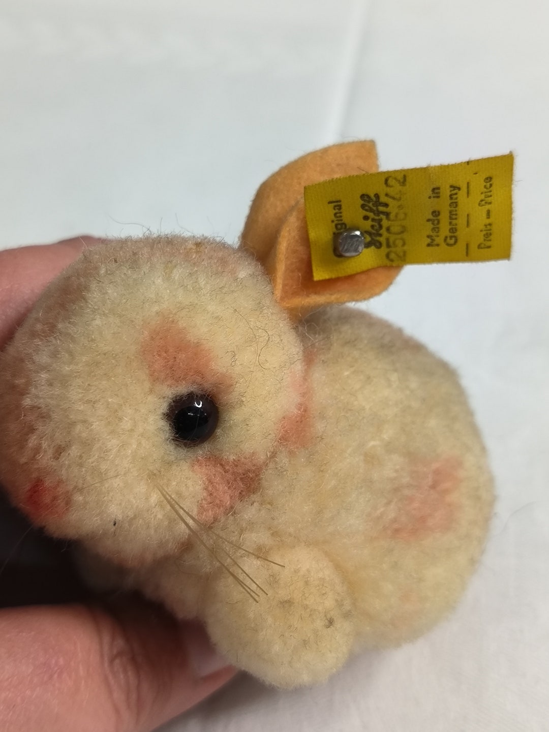 Steiff Stuffed Animal: Little Bunny Wool Miniature 1960 - Etsy