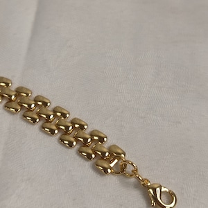 Gold bracelet carpet bracelet