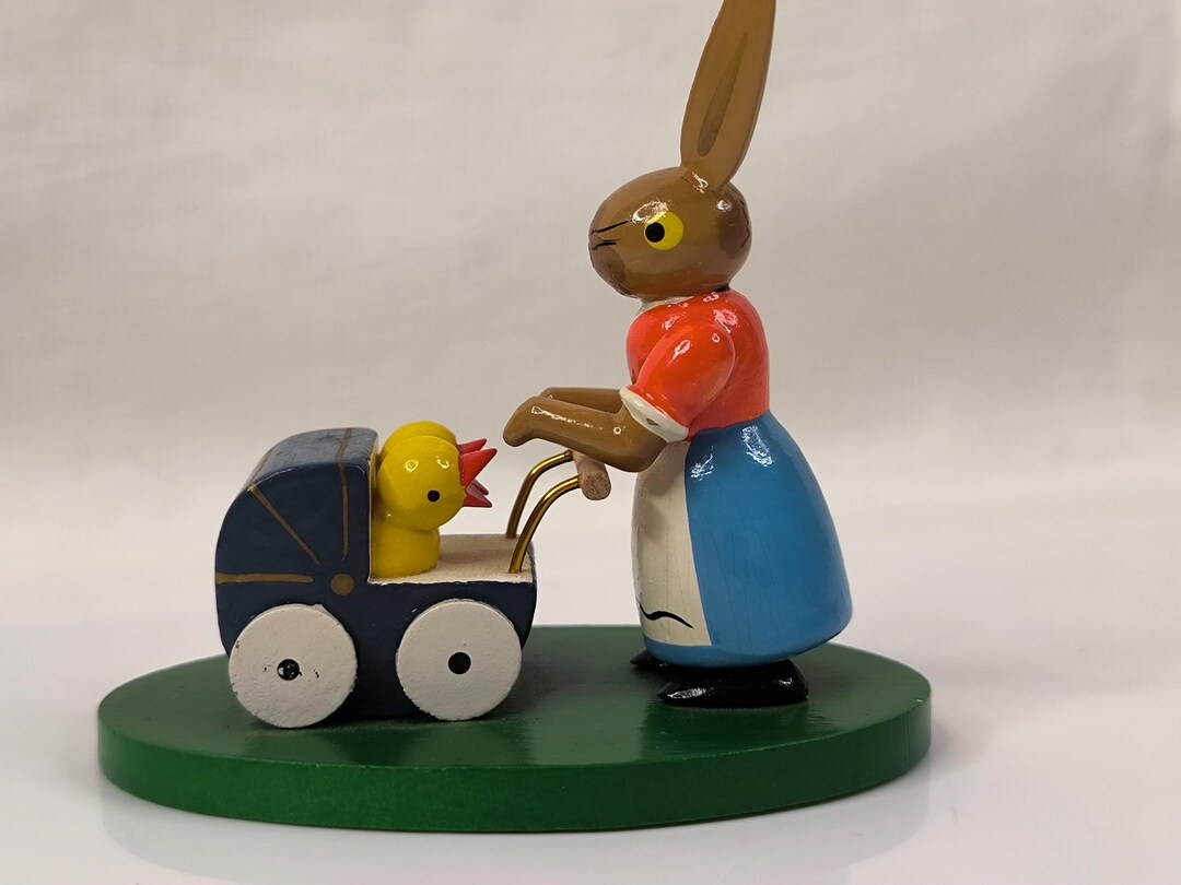 Large ESCO Rabbit Expertic With Stroller and 2 Chick Twin Babies ...