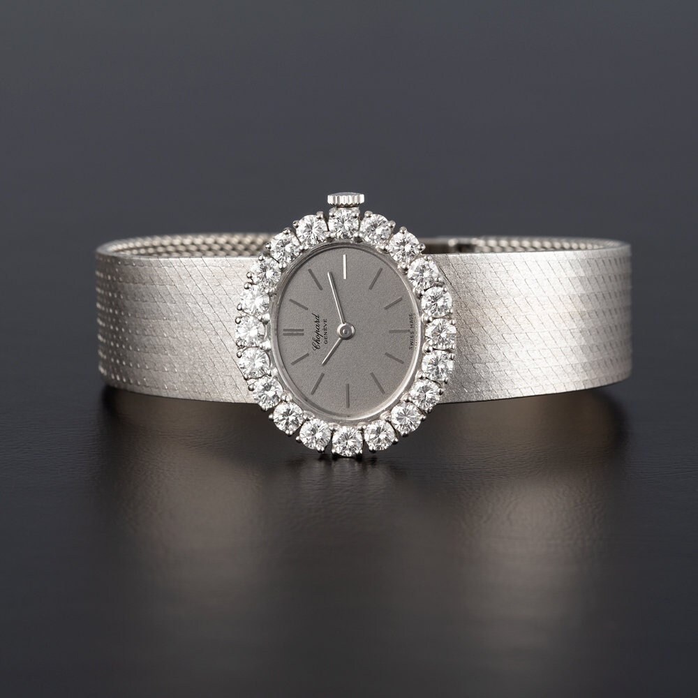 Chopard Diamond Watch 18k White Gold