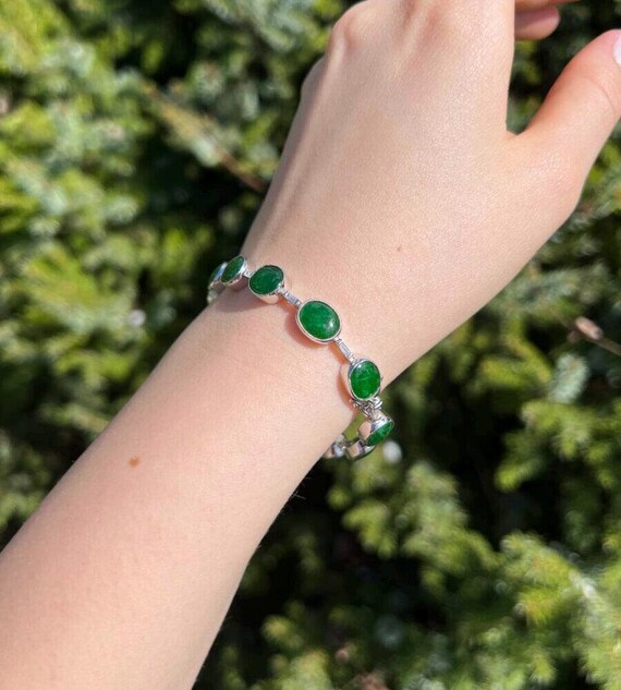 Etsy jade bracelet deals