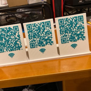Connect to our WiFi QR code -- Join WiFi QR sign / placard (customized colors available)
