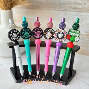 Stay Spooky Pen | Floral Ghost Pen | Retro Ghost Pen | Cute Halloween Stationery | Spooky Desk Accessory | Halloween Office Supplies