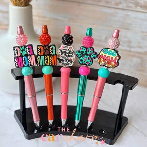 Perlen-Stift | Nachfüllbarer Füller | Hund Mama Stift | Niedliches Haustier-Liebhabergeschenk | Büro Accessoire