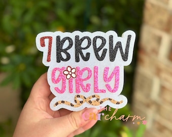 Ambientador para coche / Accesorio para coche / Freshy / Coffee Freshie / 7 Brew Girly