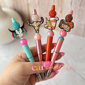 Beaded Pen | Western Beaded Pen | Cowgirl Aesthetic Pen | Cute Pen for Her | Western Gift Idea | Desk Accessory | Aesthetic Writing Pen