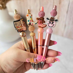 Beaded Pen | Western Beaded Pen | Cowgirl Aesthetic Pen | Cute Pen for Her | Western Gift Idea | Desk Accessory | Aesthetic Writing Pen
