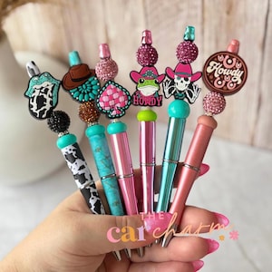 Beaded Pen | Western Beaded Pen | Western Pen | Cute Pen for Her | Western Gift Idea | Desk Accessory | Aesthetic Writing Pen