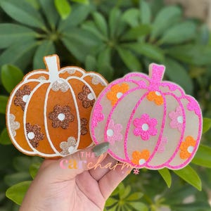 Floral Pumpkin Freshie | Car Freshie | Fall Car Air Freshener | Car Accessory | Freshy | Fall Freshie