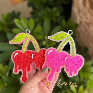 Car Freshie | Car Freshy | Cherry Freshie | Freshie | Cherry Drip Freshie | Cherry Car Air Freshener | Cute Car Freshie | Car Accessory