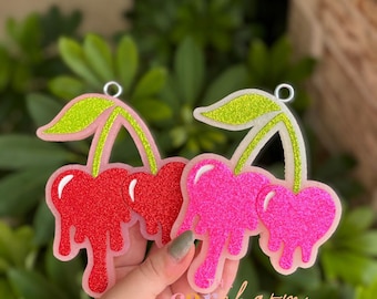Cherry Drip Car Freshie: Scented Car Accessory