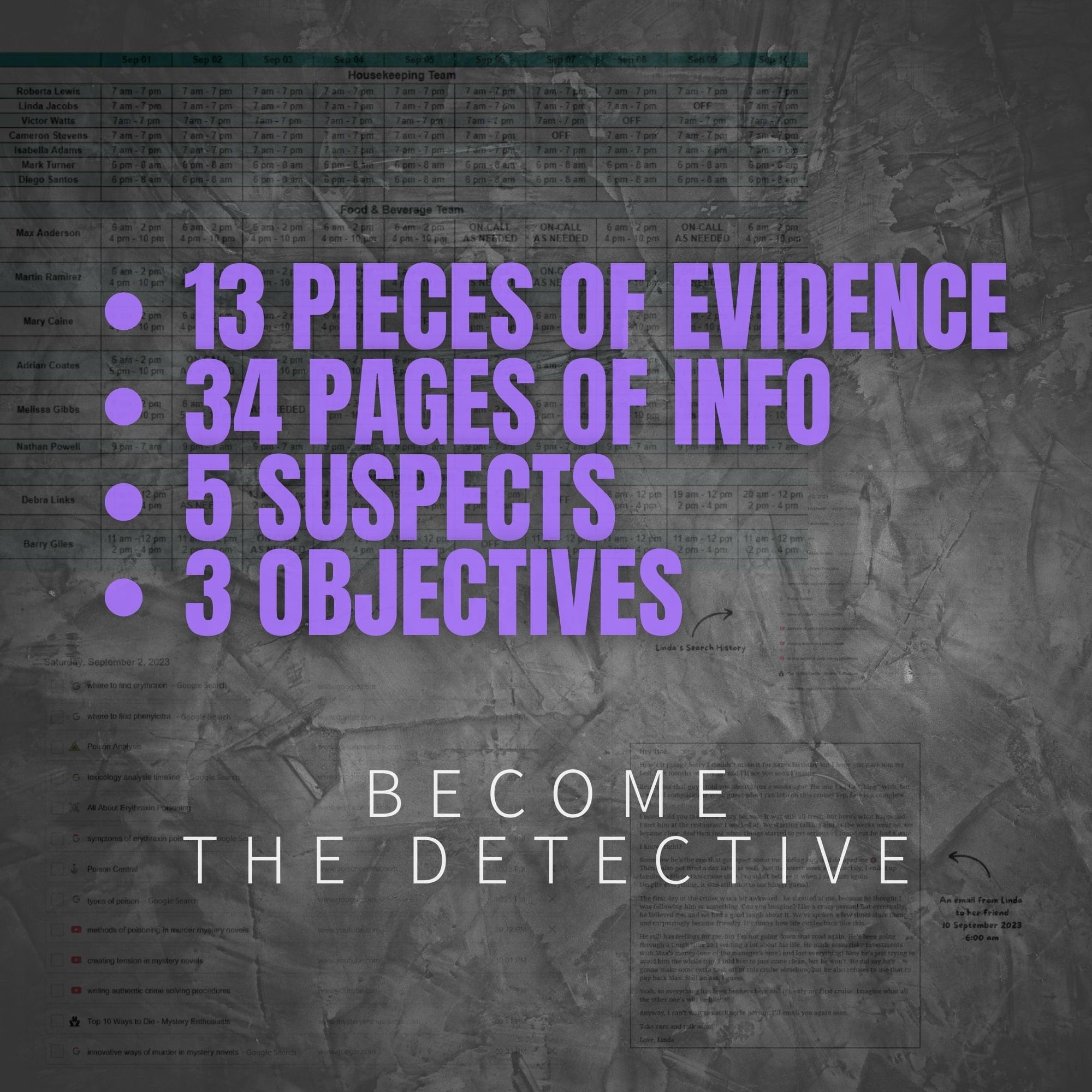 Printable Murder Mystery Case File - Mystery Printable, Digital ...