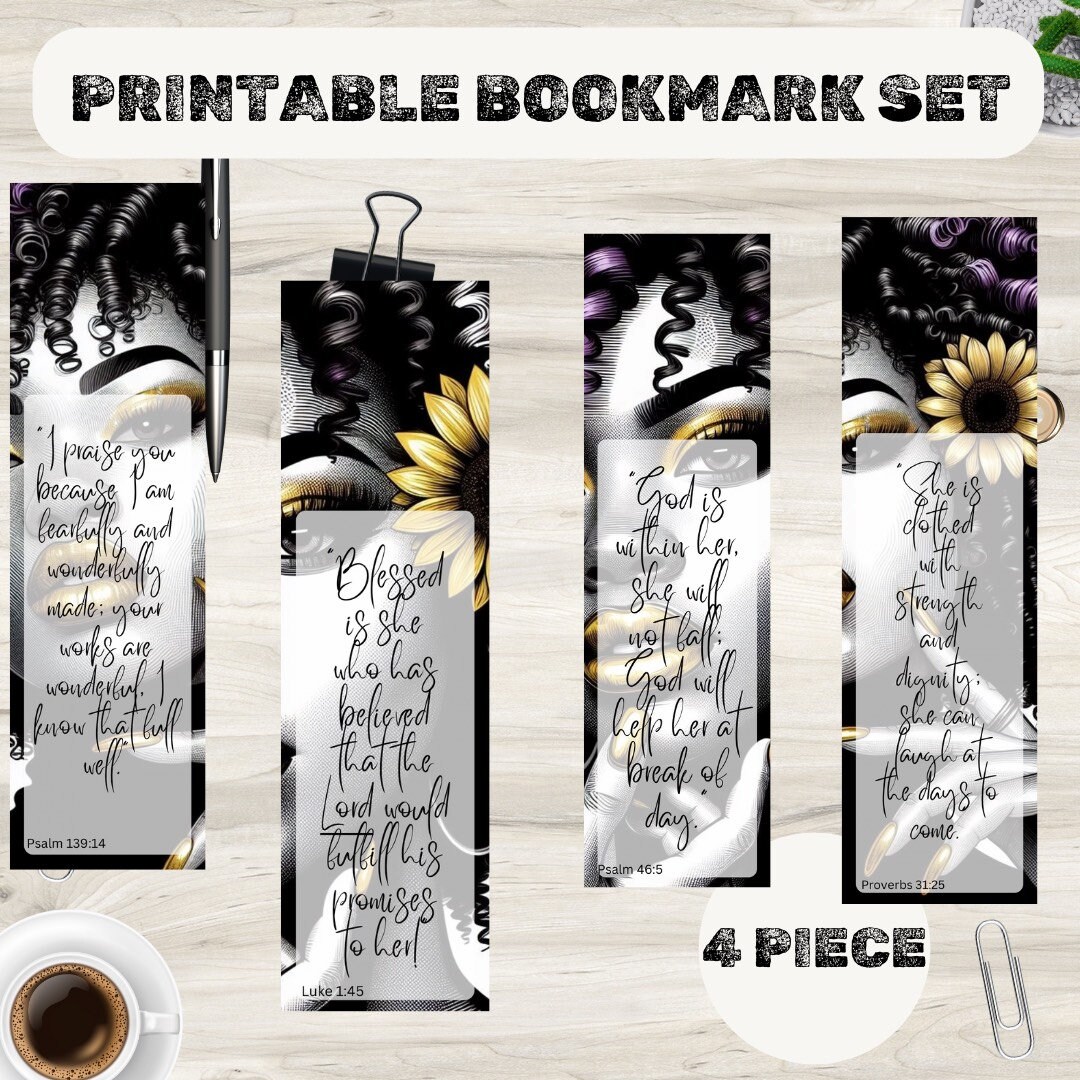 Prayer Bookmarks Bookmark PDF Printable Bookmarks Bible Journal ...