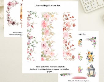 bible sticker printout | PDF print | printable bible stickers | PDF books of the bible | bible stickers DIY | Bible journaling stickers