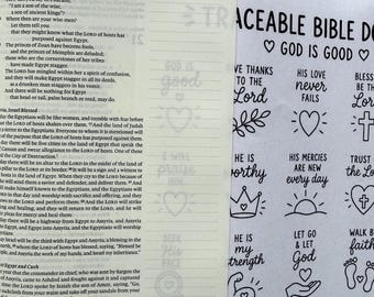 Margin Trace Bijbeljournaling traceerbare doodles 5 boeken