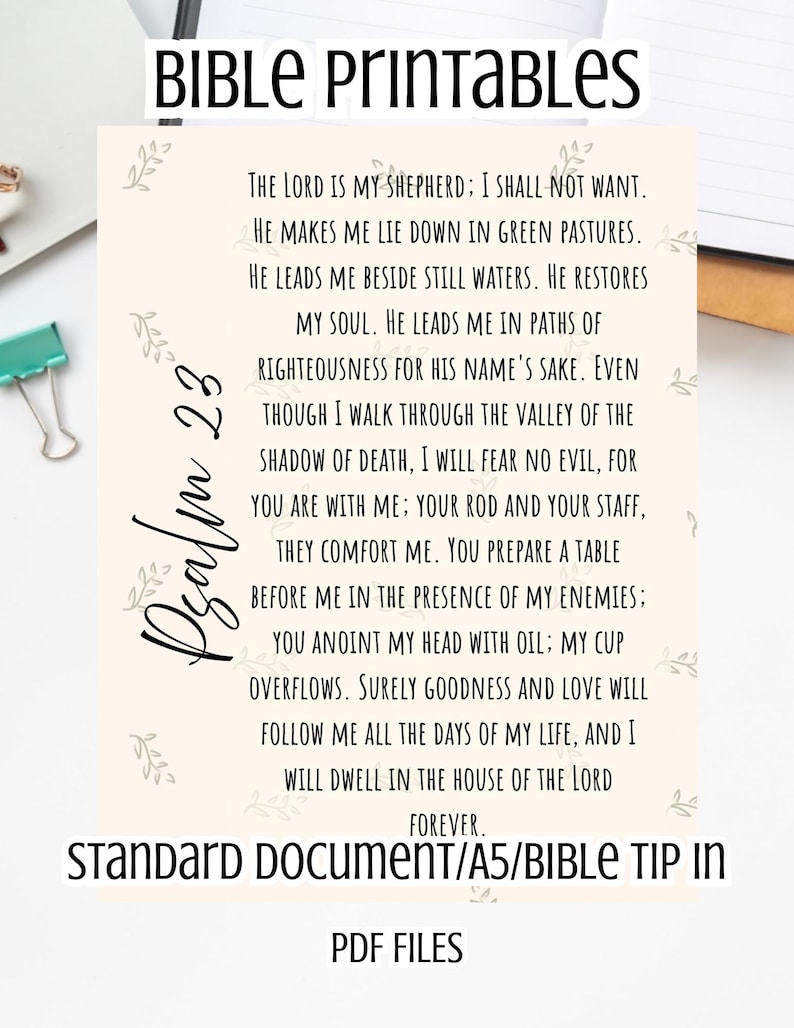 War Binder Loaded Bible Printout With Scriptures Prompts | PDF Print ...