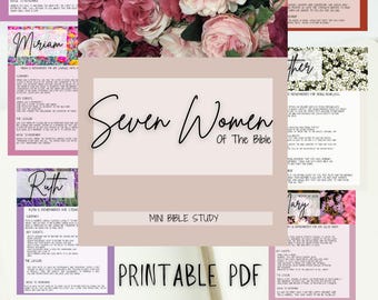 Women of the Bible Mini study print out