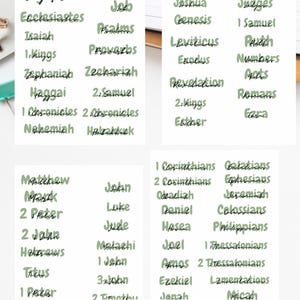 bible study printout | PDF print | prayerful woman | printable bible name labels | PDF books of the bible | bible stickers DIY pink