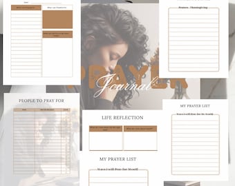 Prayer Journal DIY | Bible Study PDF | Printable Journal | Digital ...