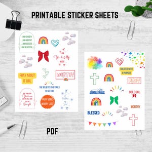 bible sticker printout | PDF print | printable bible stickers | PDF books of the bible | bible stickers DIY | Bible journaling stickers