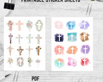 bible sticker printout | PDF print | printable bible stickers | PDF books of the bible | bible stickers DIY | Bible journaling stickers