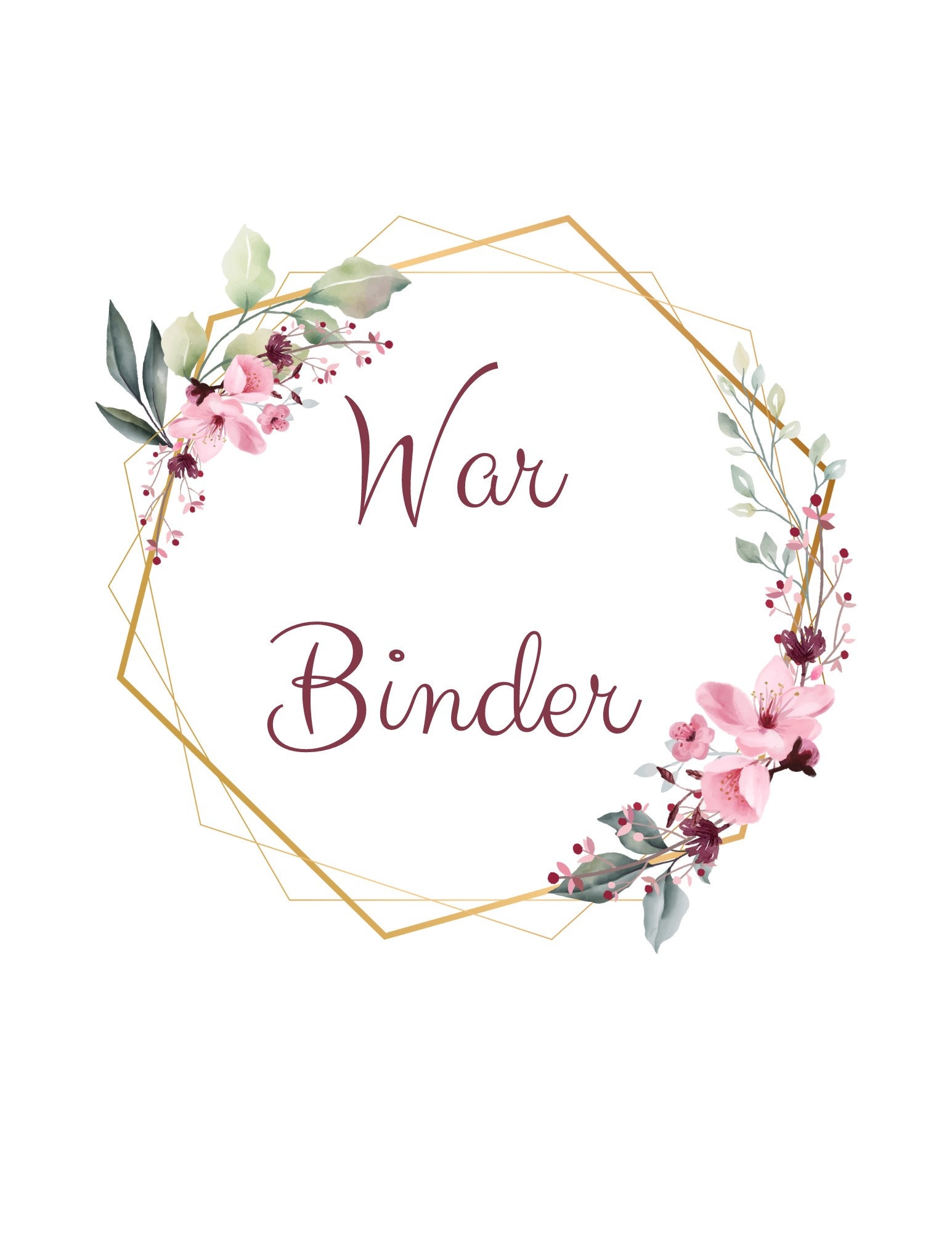 War Binder | Bible Planner | Psalms Bible Study | Printable War Binder ...