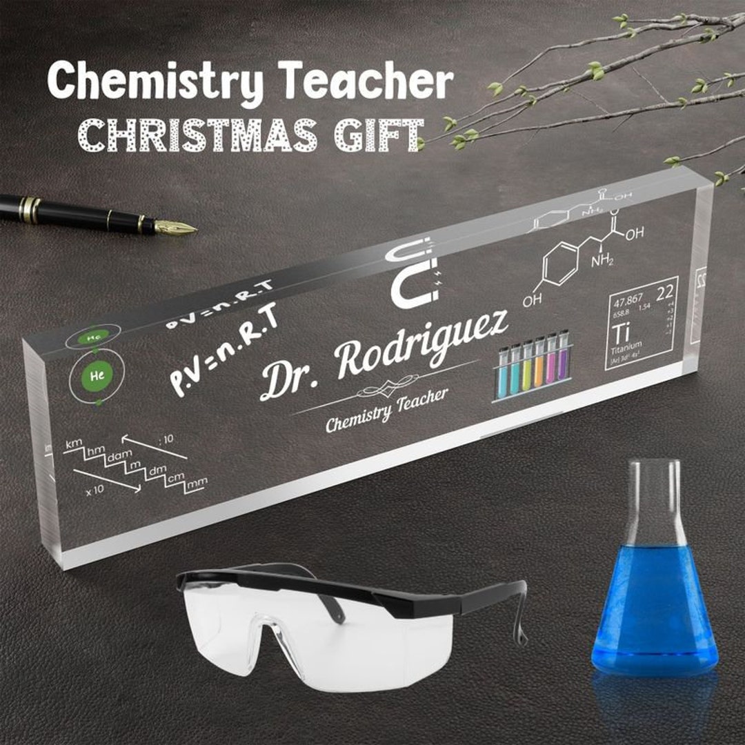 Personalized Acrylic Science Teacher Desk Name Plate - Etsy
