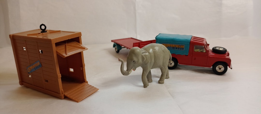 Miniature Corgi 1/43 - Chipperfields Circus, Cage à éléphant, Collection Vintage
