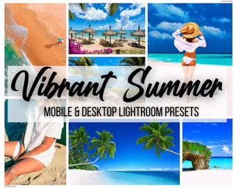 10 ajustes preestablecidos de LIGHTROOM, Playa vibrante, Ajuste preestablecido brillante, Ajuste preestablecido de Lightroom móvil, Filtro de Instagram, Luz blanca aireada, Ajuste preestablecido de escritorio, Blogger