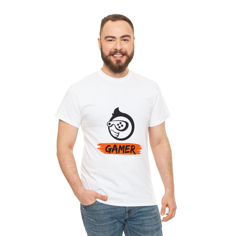 Buy Gamer Printed Heavy Cotton T-shirt for Men and Women. Online in ...