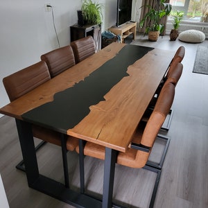 Epoxy river table