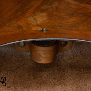 handcrafted leather eyeglass pouch