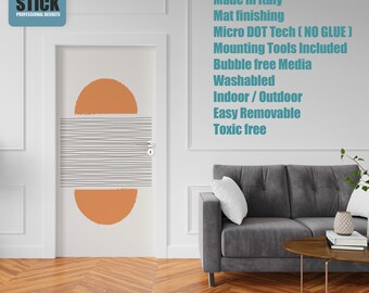Adesivi Decorativi Per Porte Rimovibili | Stile Europeo, Impermeabili, Facili Da Applicare E Rimuovere