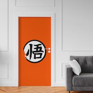 Decoration Sticker. Door and fridge sticker, Japanese cartoon dragon, interior decoration, decorative stickers for home.