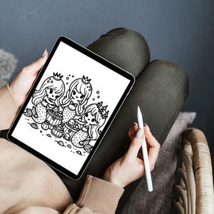 Bold and Easy Coloring Book, Mermaid Life Coloring Pages, Cute Cozy Underwater Scenes Coloring, Relaxing Activity for Adults, Stress Relief