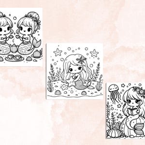 Bold and Easy Coloring Book, Mermaid Life Coloring Pages, Cute Cozy Underwater Scenes Coloring, Relaxing Activity for Adults, Stress Relief