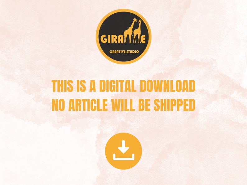 Puede incluir: Un gr&aacute;fico de descarga digital con un icono de flecha de descarga amarillo y el texto "Esta es una descarga digital. No se enviar&aacute; ning&uacute;n art&iacute;culo."