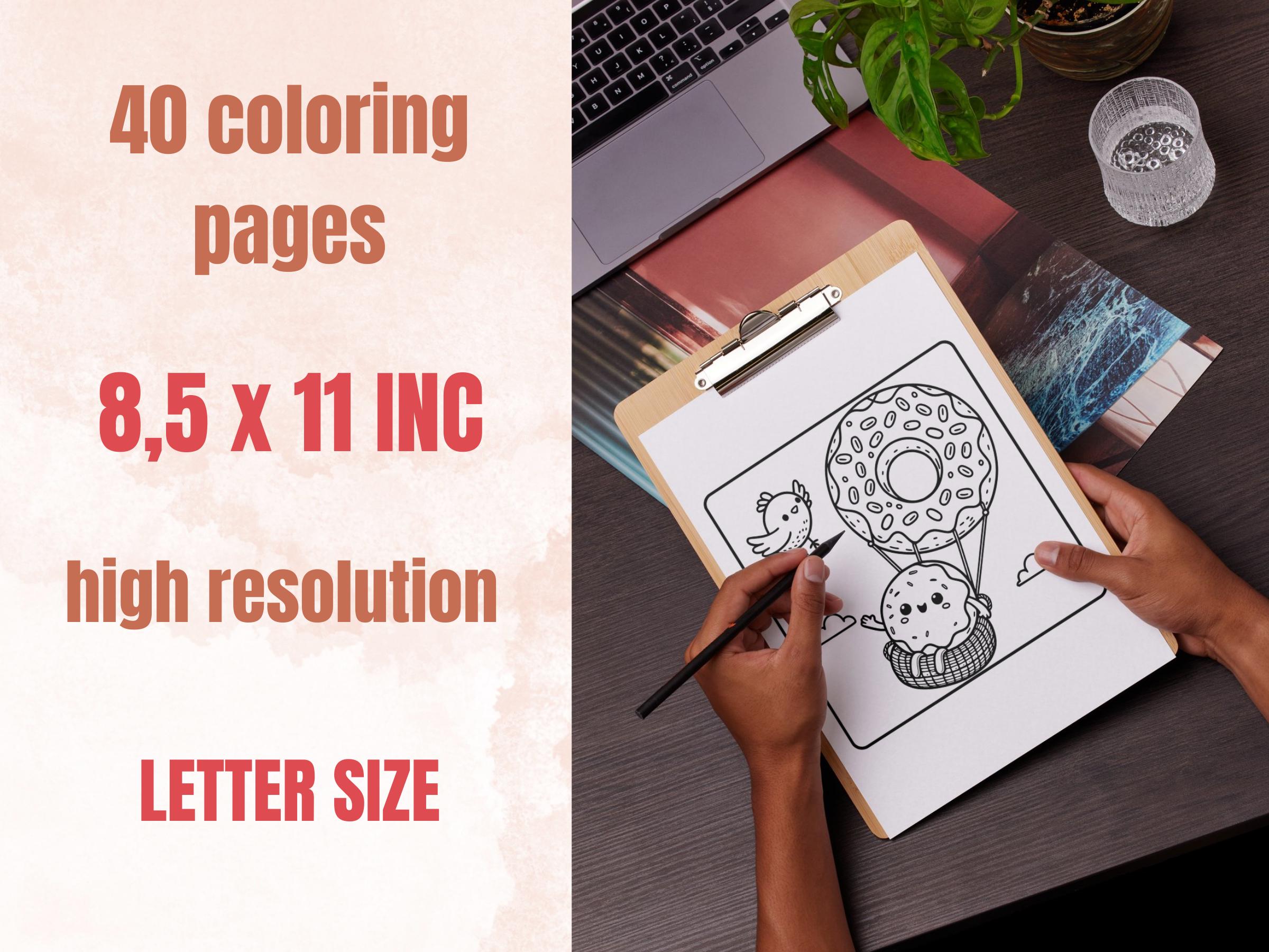 Snuggle in Every Bite Coloring Book, 40 Printable Coloring Pages, Free ...