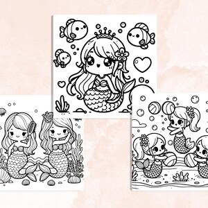 Bold and Easy Coloring Book, Mermaid Life Coloring Pages, Cute Cozy Underwater Scenes Coloring, Relaxing Activity for Adults, Stress Relief