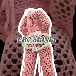 Handmade Crochet 3 Piece Mesh Set